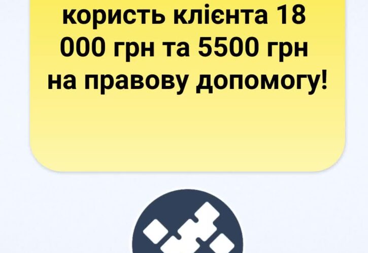 Стягнули з Приватбанку на користь клієнта 18 000 грн та 5500 грн на правову допомогу