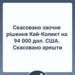 Скасовано заочне рішення Кей-Колект на 94 000 дол
