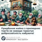 Придбання майна з прилюдних торгів не завжди гарантує добросовісність набувача!