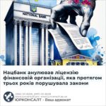 Нацбанк анулював ліцензію фінансовій організації, яка протягом трьох років порушувала закони