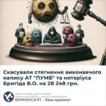 Скасували стягнення виконавчого напису АТ "ПУМБ" та нотаріуса Бригіда В.О. на 28 248 грн.