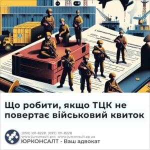 Що робити, якщо ТЦК не повертає військовий квиток