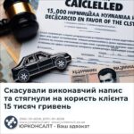 Скасували виконавчий напис та стягнули на користь клієнта 15 тисяч гривень