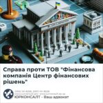 Справа проти ТОВ "Фінансова компанія Центр фінансових рішень"