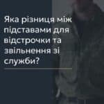 Яка різниця між підставами для відстрочки та звільнення зі служби? 📢 Для отримання консультації пишіть в чат або дзвоніть (050) 101-8228! Питання, пов’язані з військовою службою, особливо в нинішній час, є надзвичайно актуальними. У законодавстві України чітко регламентовані підстави для відстрочки від призову та підстави для звільнення військовослужбовців, тому ці поняття мають відмінності та певну схожість, які потрібно розуміти як військовозобов'язаним, так і військовослужбовцям, щоб не заплутатися. 🔍 Відстрочка – це тимчасове звільнення громадянина від мобілізації в мирний або особливий період. Її надають за певних умов, передбачених законодавством. Основними підставами відстрочки від призову є: сімейні обставини, стан здоров’я, навчання та професійна діяльність. Важливо зазначити, що відстрочка має тимчасовий характер. 🔍 Звільнення зі служби – це припинення військової служби. Підстави для звільнення значно відрізняються від підстав для відстрочки. Основні підстави для звільнення військовослужбовців включають стан здоров’я, досягнення граничного віку, особливі обставини сімейного характеру та закінчення контракту. 📌 Основні відмінності між відстрочкою та звільненням полягають у характері наслідків, меті застосування та рішенні, яке приймається відповідними органами. Наприклад, відстрочка надається військовозобов'язаним, тоді як звільнення – це припинення проходження військової служби. 📝 Багато підстав для звільнення з військової служби та відстрочки від призову схожі між собою. Важливо, щоб громадяни України розуміли різницю між відстрочкою від служби та звільненням від неї. Це дозволяє краще орієнтуватися у своїх правах та обов’язках, а також уникати правових помилок. З вказаних питань можна отримати консультацію в Адвокатському бюро "Юрконсалт" по телефону або в Telegram або Viber чаті. #військове_право #відстрочка #звільнення #консультація #правові_питання #lmn