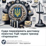 Суди перевіряють доставку повісток ТЦК через трекер «Укрпошти»
