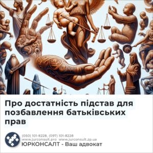 Про достатність підстав для позбавлення батьківських прав