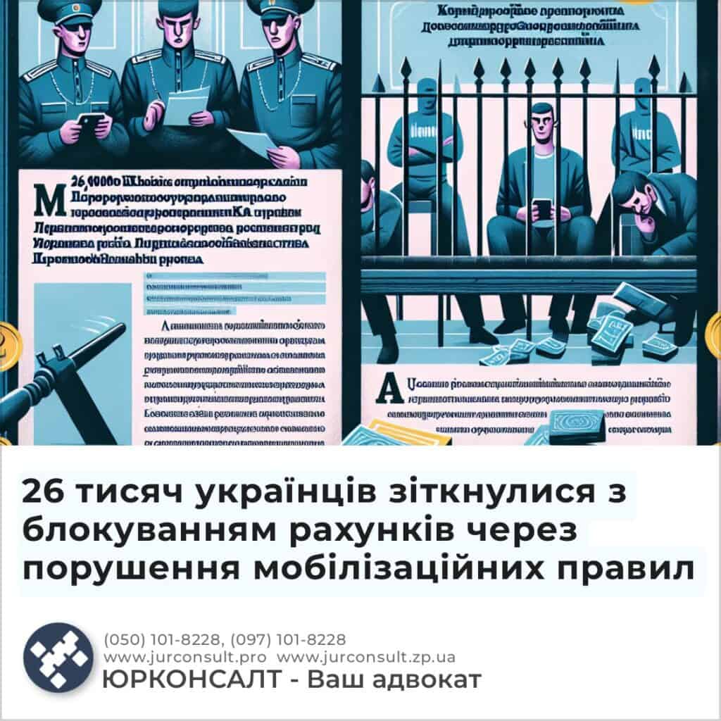26 тысяч украинцев столкнулись с блокировкой аккаунтов из-за нарушения правил мобилизации