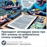Президент затвердив закон про 50% знижку на добровільну сплату штрафу ТЦК