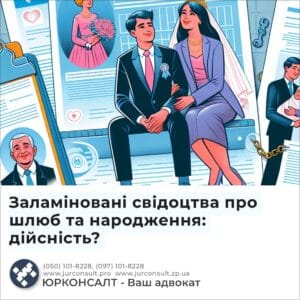 Заламіновані свідоцтва про шлюб та народження: дійсність?
