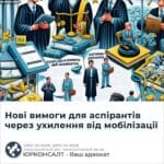 Нові вимоги для аспірантів через ухилення від мобілізації