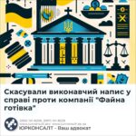 Скасували виконавчий напис у справі проти компанії "Файна готівка"