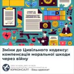 Зміни до Цивільного кодексу: компенсація моральної шкоди через війну
