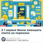 З 1 червня банки зменшать ліміти на перекази