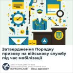 Затвердження Порядку призову на військову службу під час мобілізації
