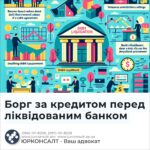 Борг за кредитом перед ліквідованим банком