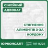 Супровід стягнення аліментів з боржника за кордономПідготовка позовів та документів для міжнародного судочинстваЮридичний захист інтересів у судах України та іноземних державКонсультація з міжнародного сімейного праваПовний супровід виконання рішень через Мін’юстЕфективне вирішення питань з урахуванням угод та конвенцій
