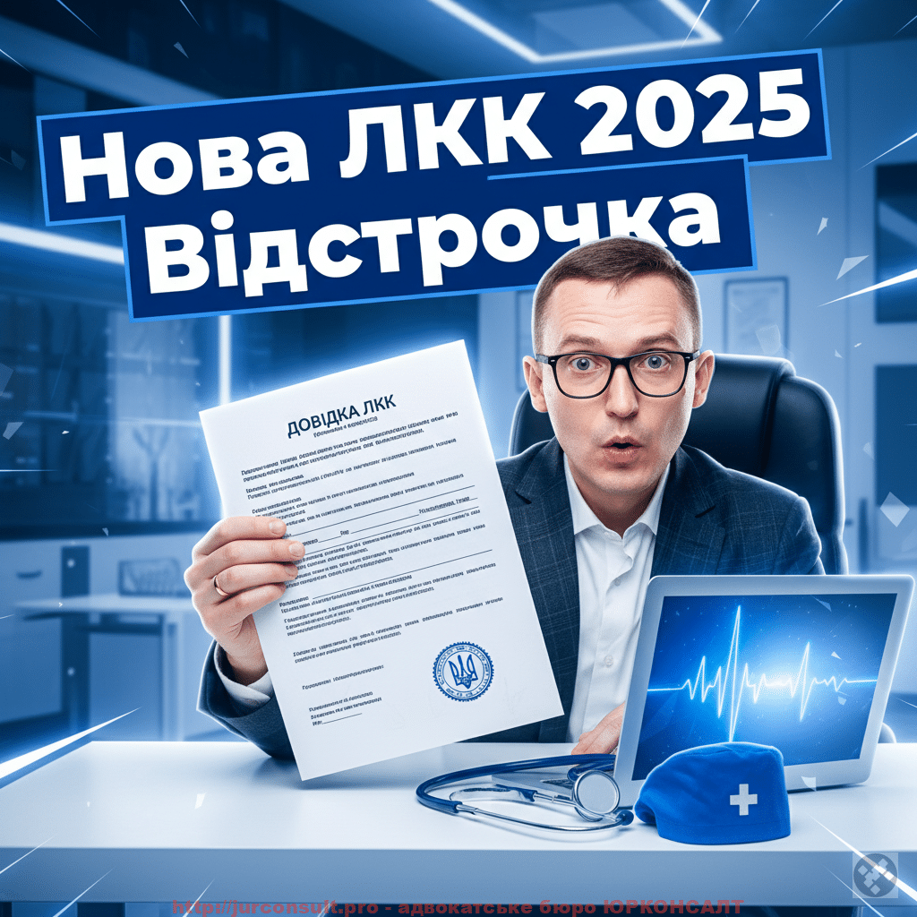 Нова форма довідки ЛКК для оформлення відстрочки!