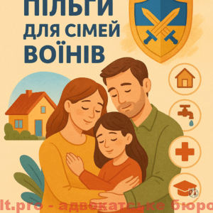Пільги на житло, комунальні послуги та медичне забезпечення для сімей загиблих військових.
