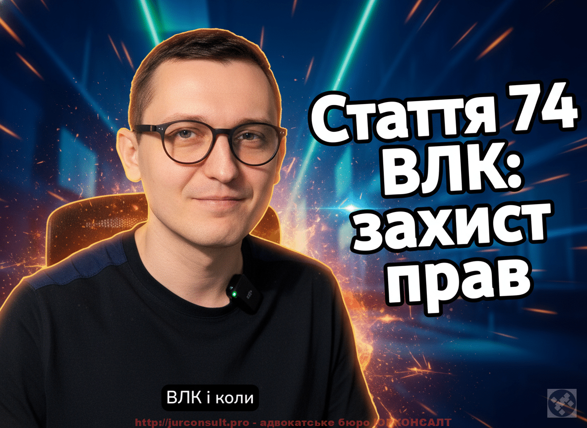 Стаття 74 ВЛК: як домогтися реального захисту своїх прав