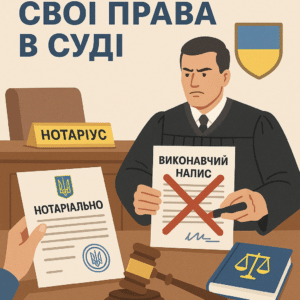 Пояснення про те, що виконавчий напис від нотаріуса може бути оскаржений у суді через порушення процедури та неправильне оформлення, з акцентом на захист прав боржника і скасування неправомірних вимог.