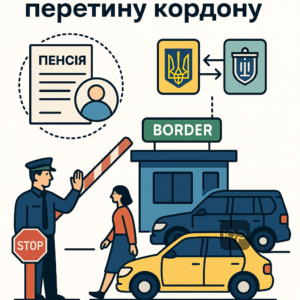 Інформація про нові правила Пенсійного фонду України та Держприкордонслужби щодо перетину кордону та впливу на пенсійні виплати.