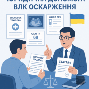 Покроковий процес оскарження висновку ВЛК за статтею 68 з юридичною підтримкою та збором медичної документації.