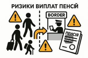 Вплив змін у законодавстві на виплати пенсій для осіб, які часто перетинають кордон або мають статус ВПО, підкреслюючи ризики та нюанси при отриманні пенсійних виплат.