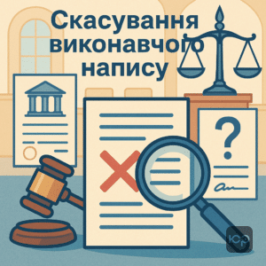 Пояснення причин скасування виконавчого напису через відсутність нотаріально посвідченого кредитного договору та рішення Верховного Суду у справі про банкрутство.