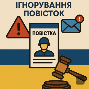 Наслідки ігнорування повісток: штрафи, адміністративний арешт, кримінальна відповідальність згідно з українським законодавством і система Резерв+ для попереджень.
