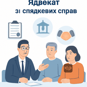 Перелік послуг адвоката по спадковому праву: юридична консультація, супровід у нотаріуса, встановлення юридичних фактів, оформлення спадкових прав та переговори зі спадкоємцями.
