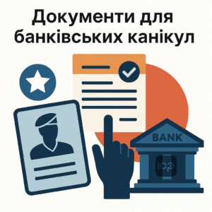 Документи для оформлення банківських канікул військових без штрафів, включно з військовим квитком, довідкою форми 5 і витягом з наказу, важливі для пільг під час служби.