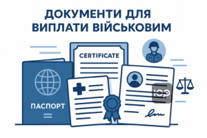 Перелік необхідних документів для оформлення виплати за смерть військовослужбовця, включаючи паспорт, свідоцтва, медичні документи та реквізити рахунку, швидке та правильне оформлення заяв.