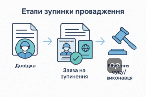 Етапи зупинки виконавчого провадження військовослужбовця: покроковий алгоритм отримання довідок, подання заяви та судових рішень