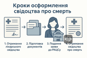 Пошаговая процедура оформления свидетельства о смерти в ГРАГС в Украине с основными этапами и юридическими особенностями