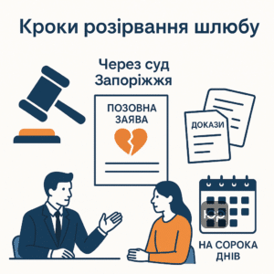Простые шаги для официального расторжения брака через суд в Запорожье с поддержкой адвоката и подачей иска.