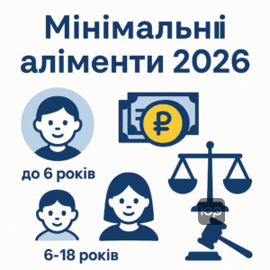 Розмір аліментів та мінімальні суми в Україні на 2026 рік із детальною інформацією про зміни у законодавстві та дитячі вікові категорії