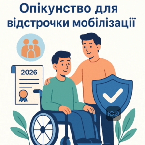 Пояснення правових підстав для сімейної відстрочки від мобілізації в Україні 2026 року, з акцентом на опікунів та догляд за інвалідами, згідно закону про мобілізацію.