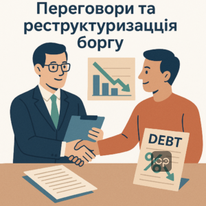 Адвокат з кредитів допомагає у переговорах, реструктуризації боргу та зменшенні заборгованості для легального вирішення фінансових спорів