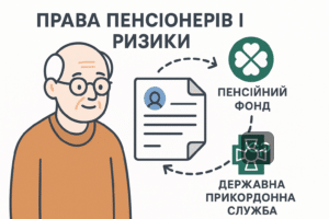 Информация для пенсионеров о передаче данных Госпогранслужбой в Пенсионный фонд и возможных рисках прекращения выплат для ВПЛ и жителей временно оккупированных территорий.