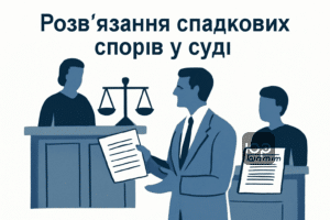 Професійний адвокат з спадкових справ у суді: вирішення спорів, підготовка позовної заяви та представлення інтересів клієнтів із судового оформлення спадщини.