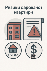 Ризики отримання подарованої квартири з боргами та способи їх уникнення