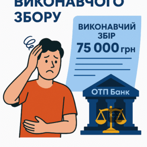 Чоловік стикається з вимогою виконавчого збору 75 000 грн після погашення боргу перед ОТП Банком, проблема несправедливих фінансових вимог та перемога в юридичній суперечці.