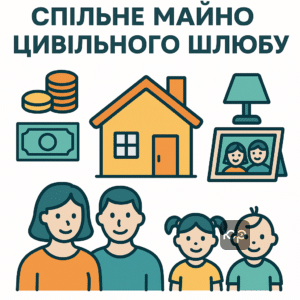 Пояснення про спільне майно у цивільному шлюбі відповідно до статті 74 Сімейного кодексу України, включаючи докази спільного проживання і важливість доведення цього факту для визнання майна спільним.