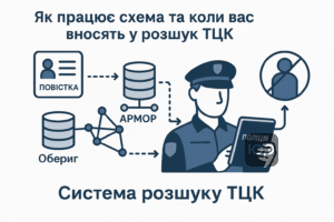 Объяснение работы системы розыска ТЦК, автоматическое занесение данных после неявки на повестку и ограничение свободы при задержании