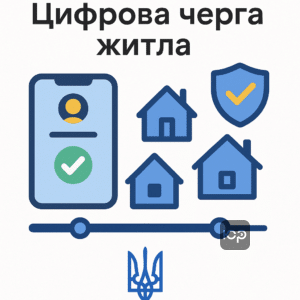 Цифрова черга для житла в Україні з прозорими можливостями та гарантіями для соціально вразливих, онлайн статус заявки та єдина система житлового фонду