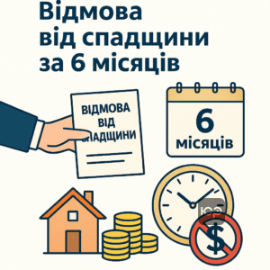Інструкція щодо своєчасної відмови від спадщини з боргами, строк 6 місяців для подачі заяви нотаріусу, повна відмова від майна і боргів