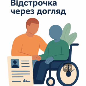 Покрокова інструкція та правове пояснення щодо отримання відстрочки від мобілізації для опікунів осіб з інвалідністю 2 та 3 групи.