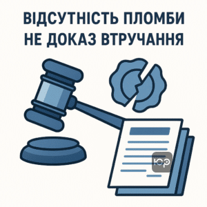 Позиція суду щодо відсутності пломби як доказу втручання споживача, юридична підтримка у справі Запоріжгазу, судова практика Верховного Суду, важливість доказів для обґрунтування боргу.