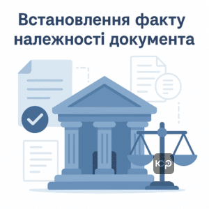 Умови для встановлення факту належності правовстановлюючого документа у суді за Цивільним процесуальним кодексом України